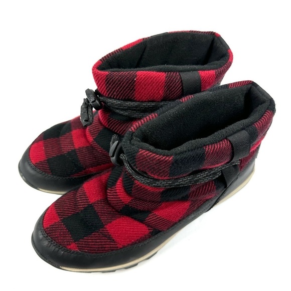 Sorel Whitney Short Ankle Boot 9 Red Dahlia Quilted Bootie Womens - Picture 2 of 10